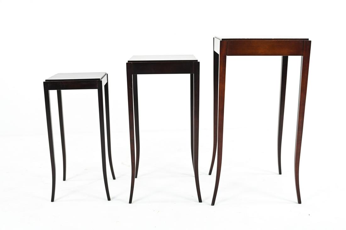 (3) BARBARA BARRY FOR BAKER NESTING END TABLES (1 of 5)