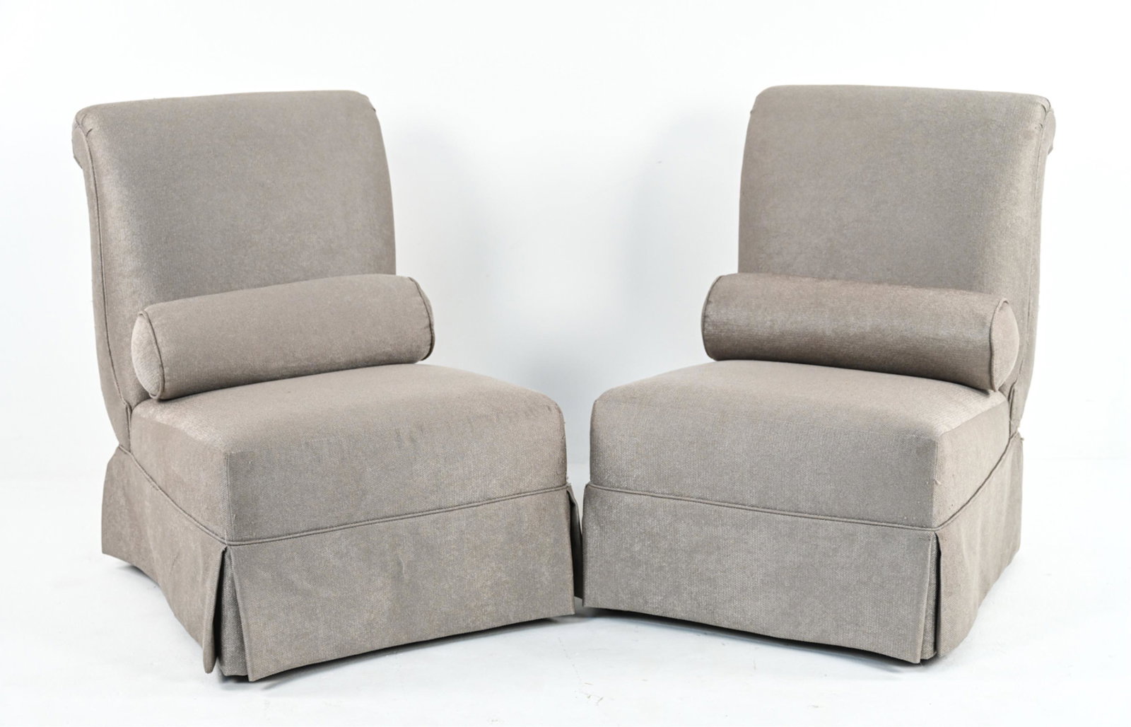 PAIR OF BARBARA BARRY FOR BAKER SLIPPER CHAIRS (1 of 9)