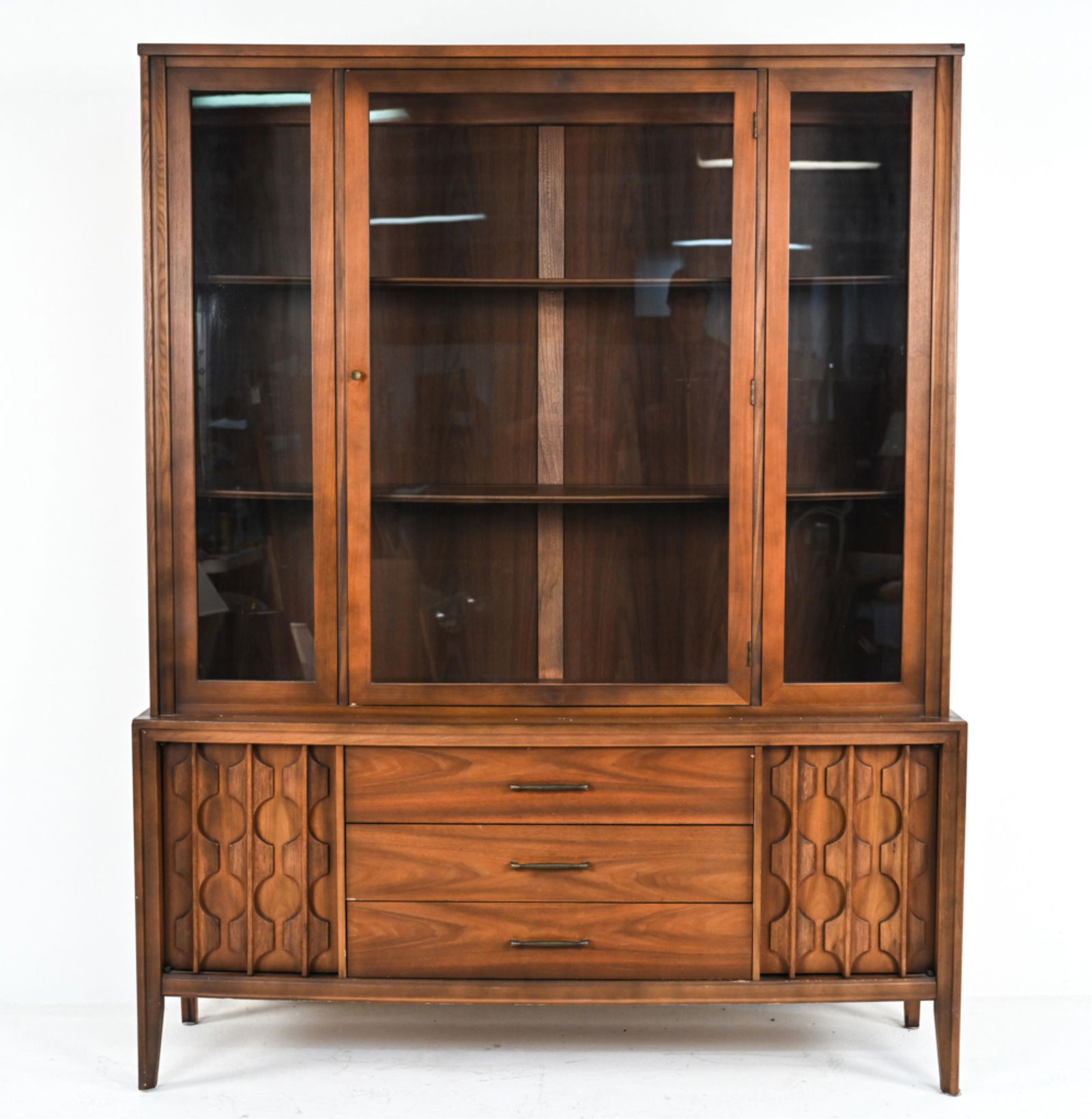 MID-CENTURY KENT COFFEY SCULPTURAL CHINA CABINET (1 of 13)