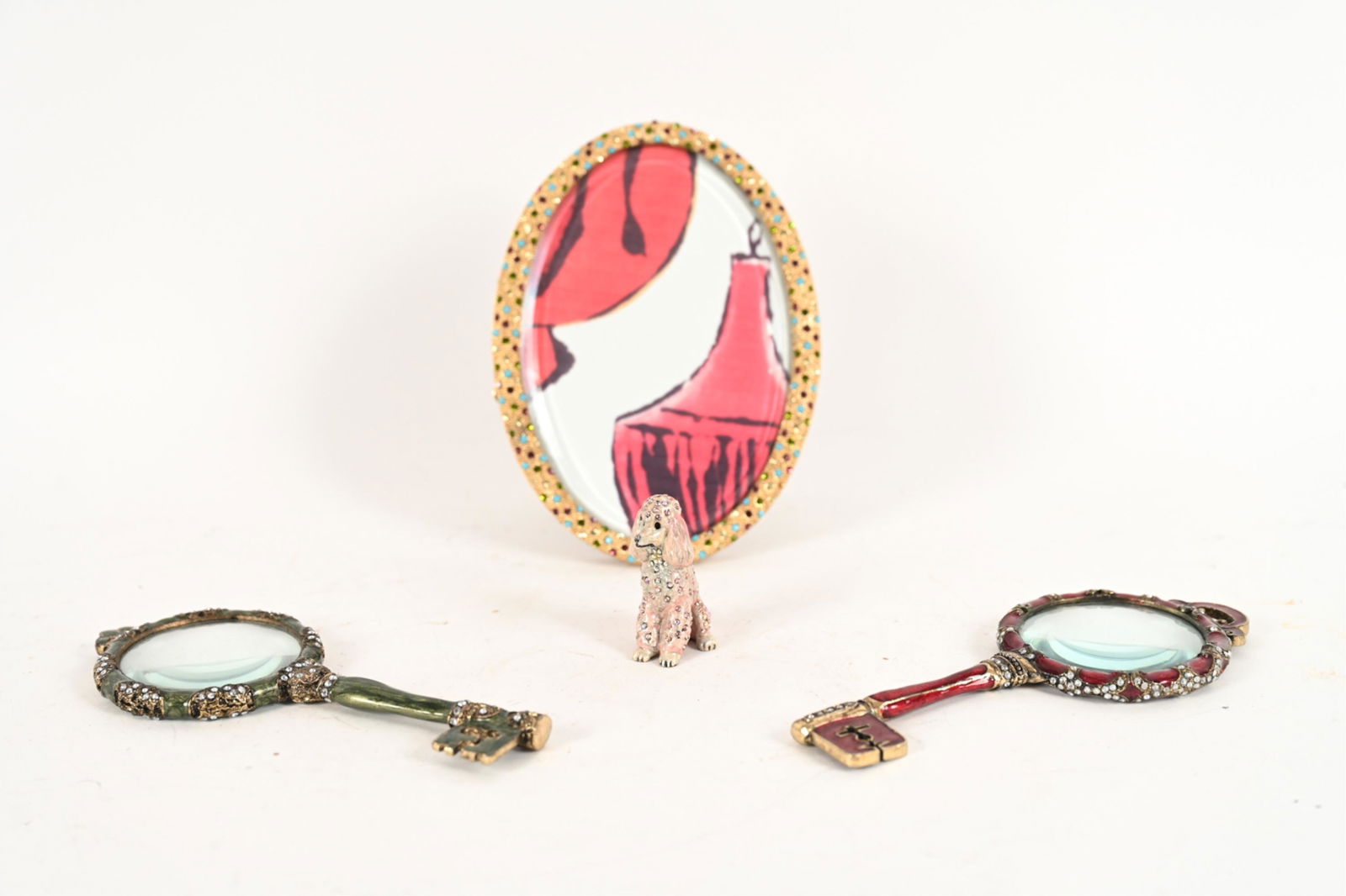 DECORATIVE JEWELED GROUPING INCL. JAY STRONGWATER (1 of 9)