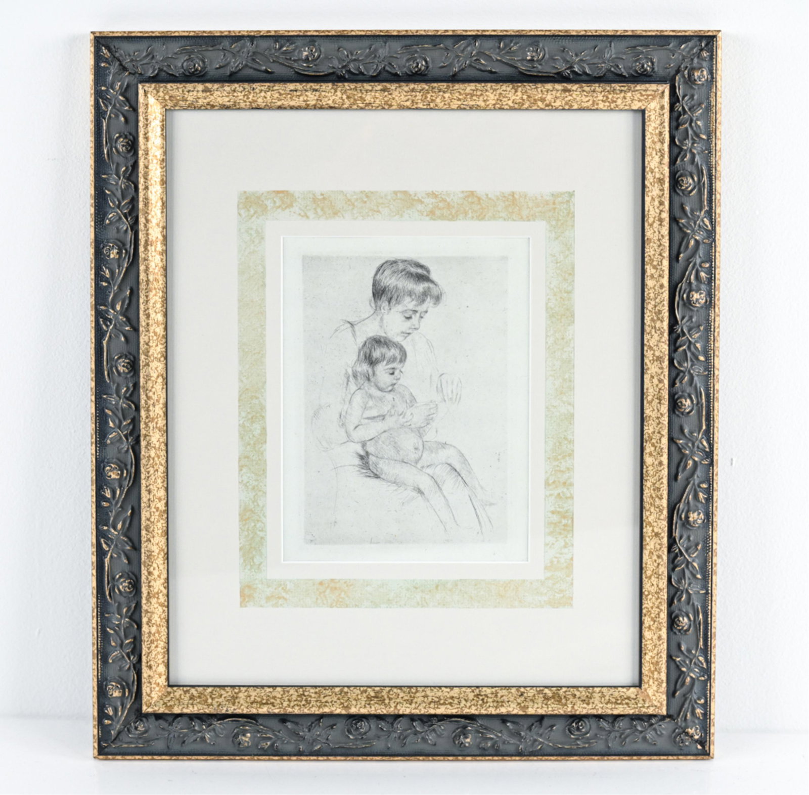AFTER MARY CASSATT (1845-1926) DRYPOINT ETCHING (1 of 7)