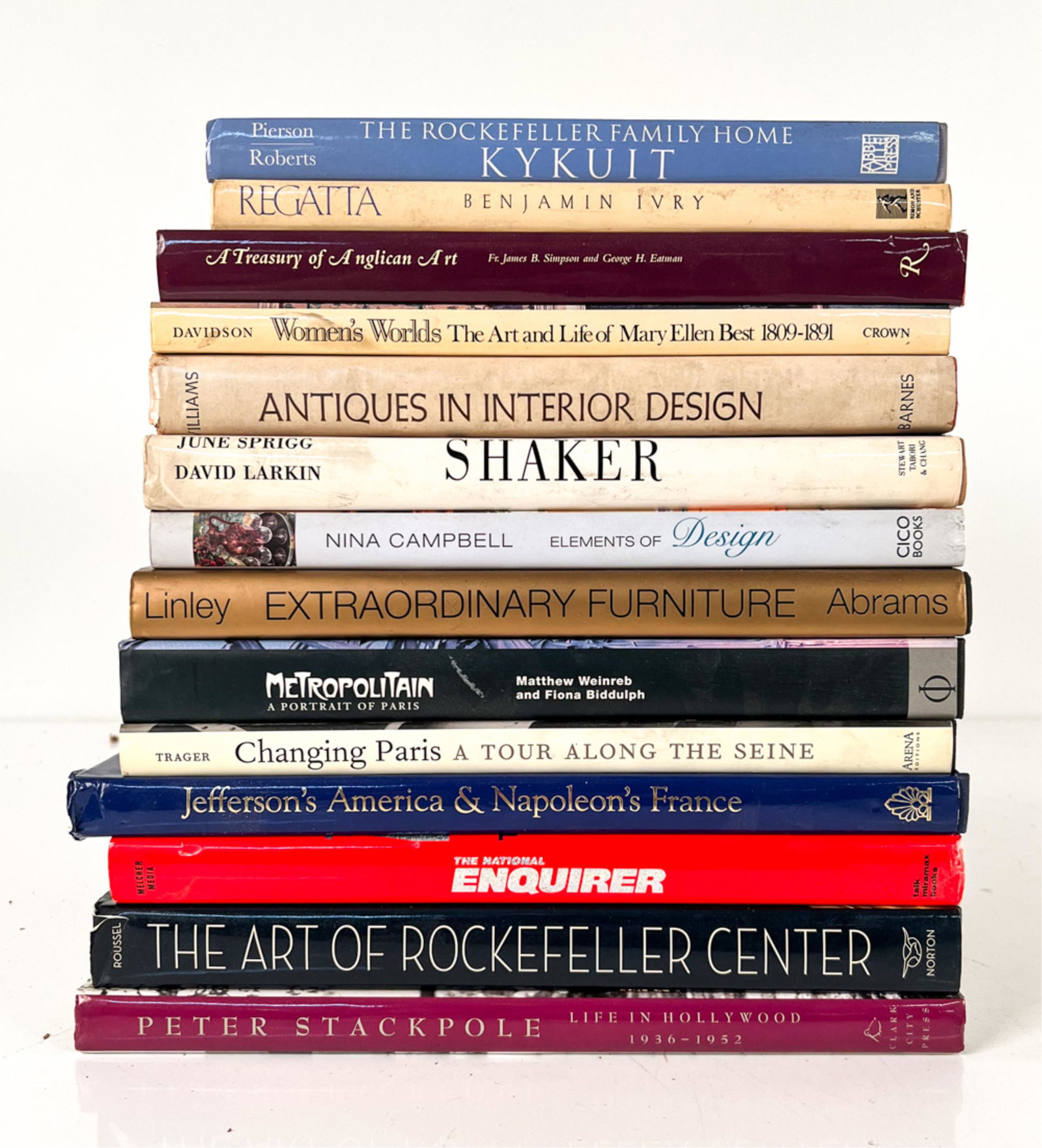 GROUPING OF COFFEE TABLE BOOKS; ANTIQUES, HISTORY (1 of 4)