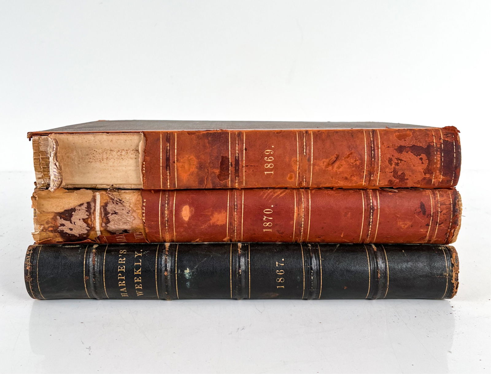 (3) VOLS. HARPER'S WEEKLY, 1867-1870 (1 of 7)