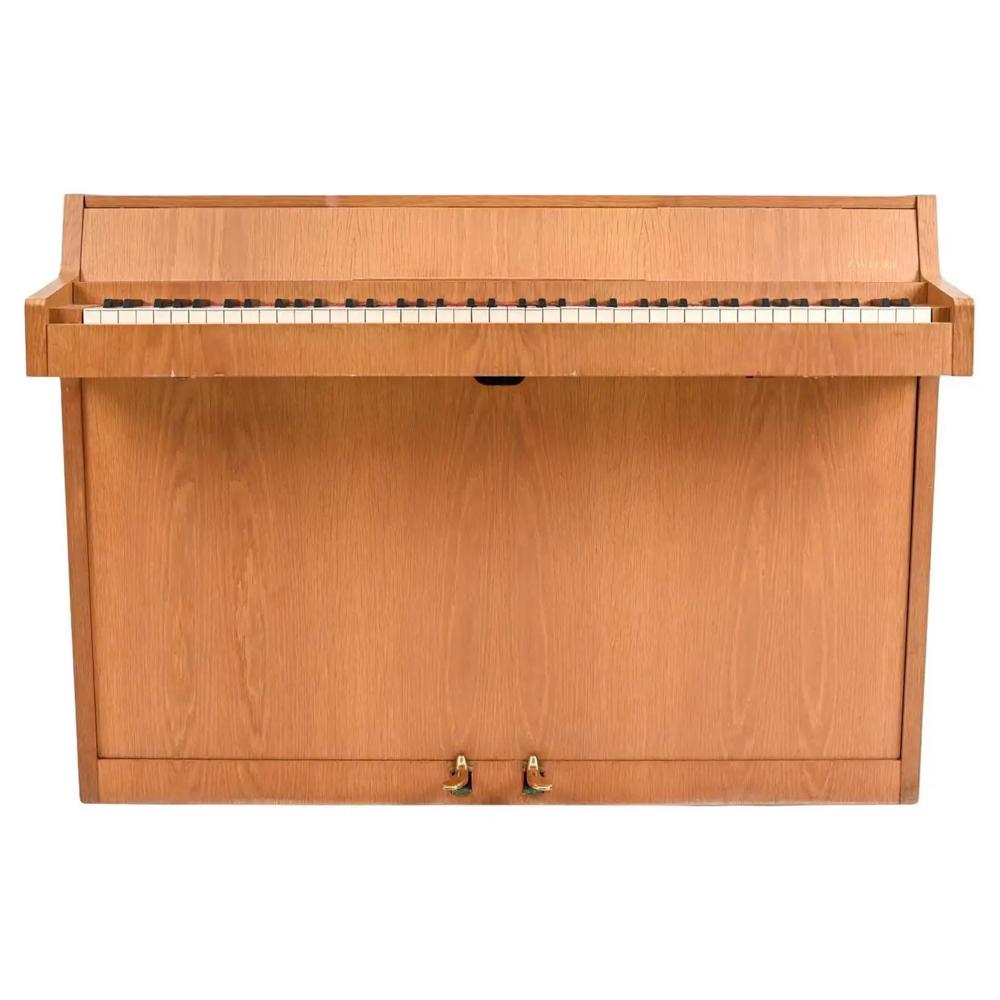 LOUIS ZWICKI DANISH MID-CENTURY OAK PIANETTE (1 of 18)