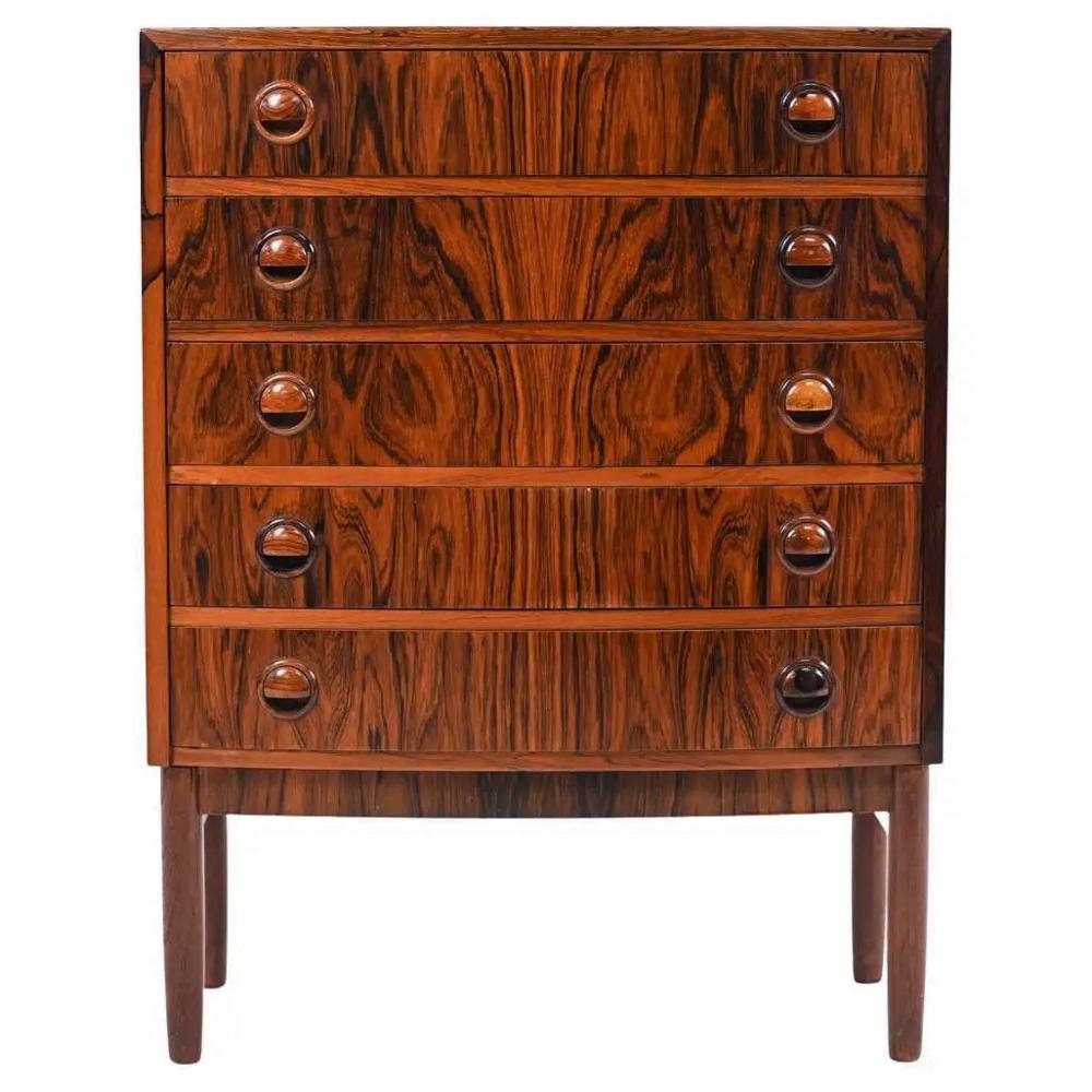 KAI KRISTIANSEN ROSEWOOD CHEST OF DRAWERS (1 of 12)