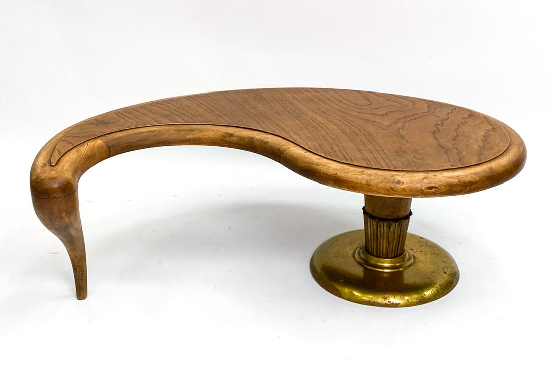 MID-CENTURY BIOMORPHIC COFFEE TABLE (1 of 15)