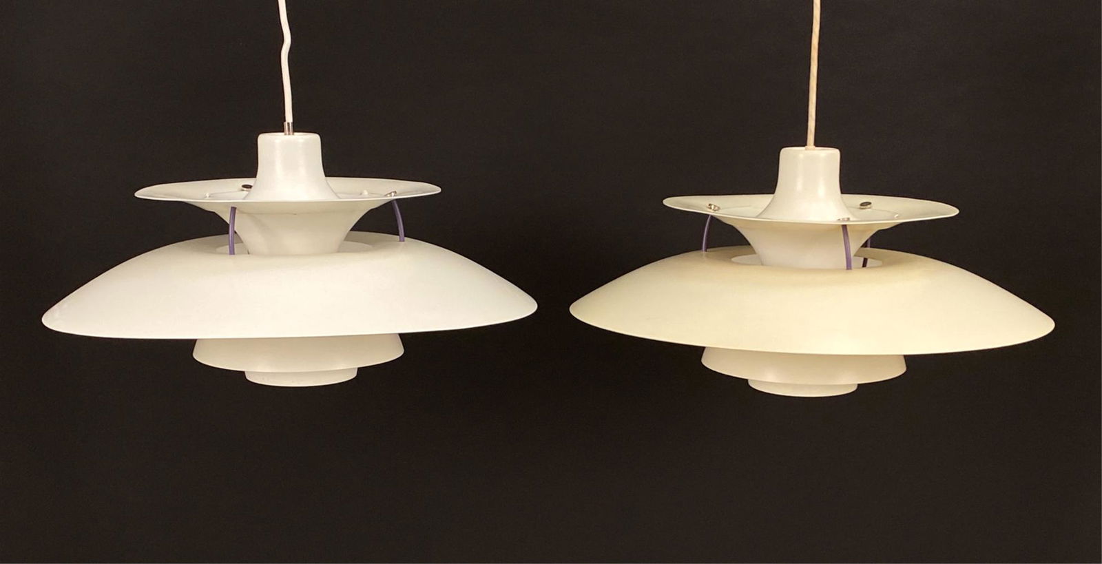 (2) POUL HENNINGSEN FOR POULSEN PH5 PENDANT LIGHTS (1 of 8)