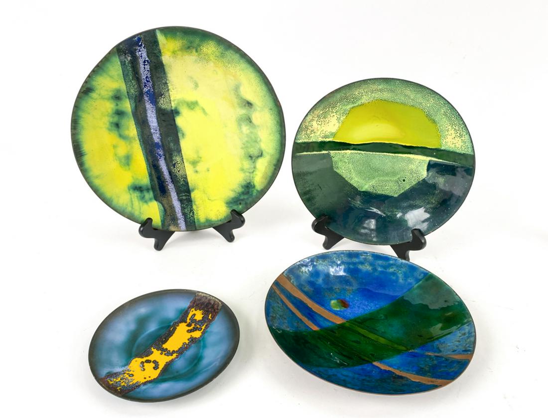 (4) SCHMIDL-SIMANDI ENAMEL PLATES FOR GEORG JENSEN (1 of 18)