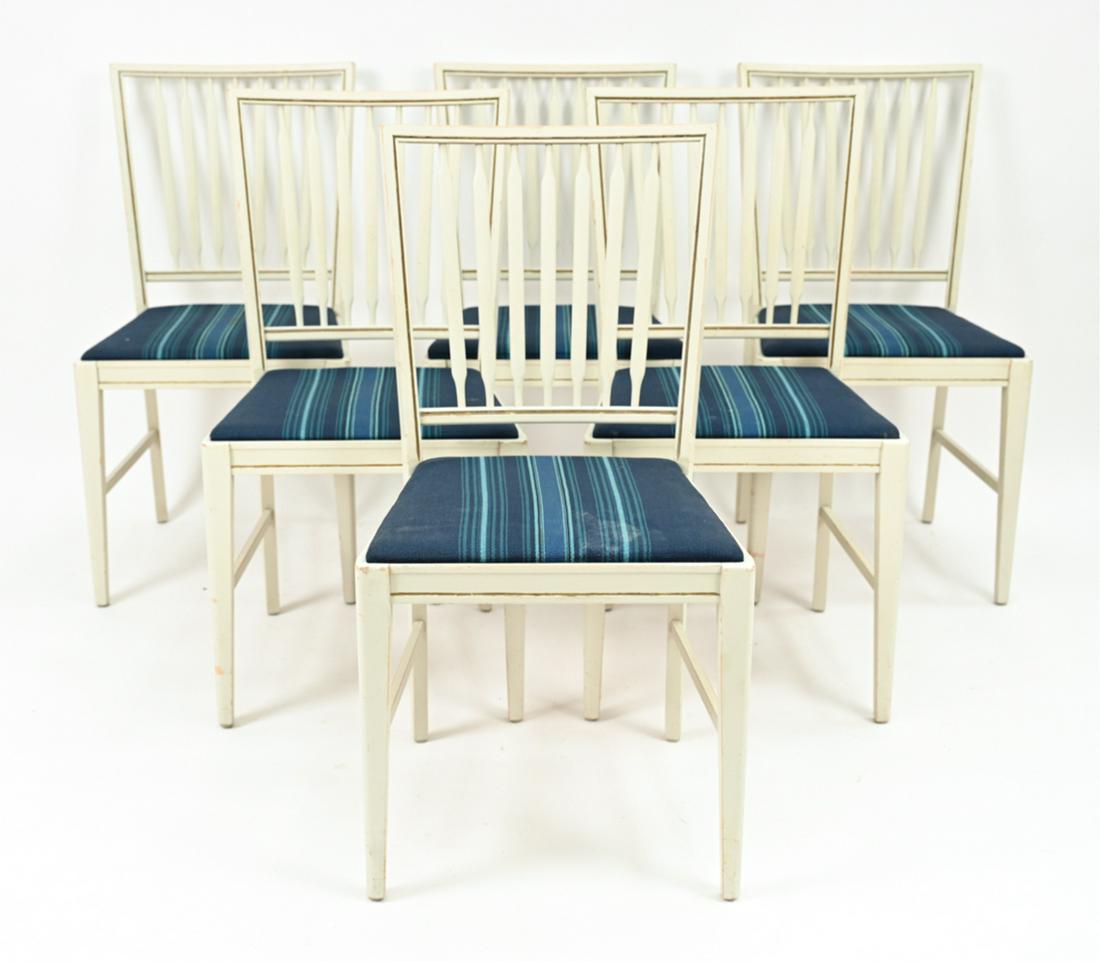 (6) SWEDISH GUSTAVIAN-STYLE SIDE CHAIRS (1 of 10)