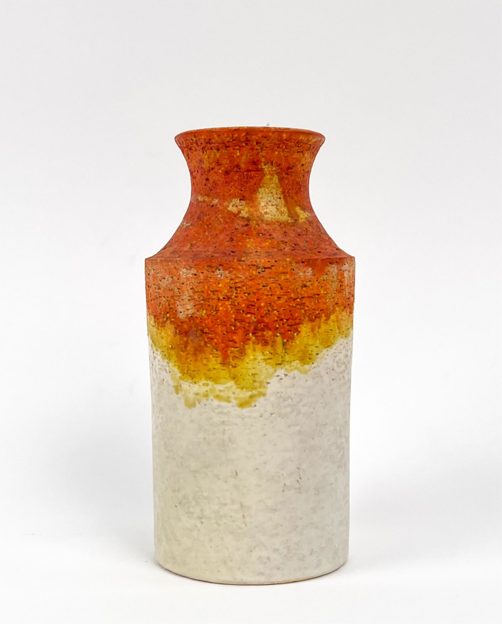MARCELLO FANTONI CYLINDRICAL CERAMIC VASE (1 of 6)