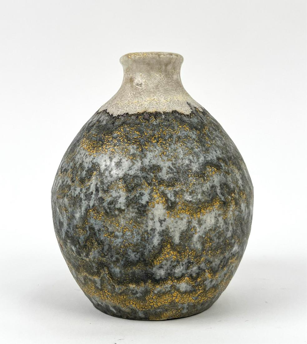 MARCELLO FANTONI ROUND TAPERED CERAMIC VASE (1 of 8)