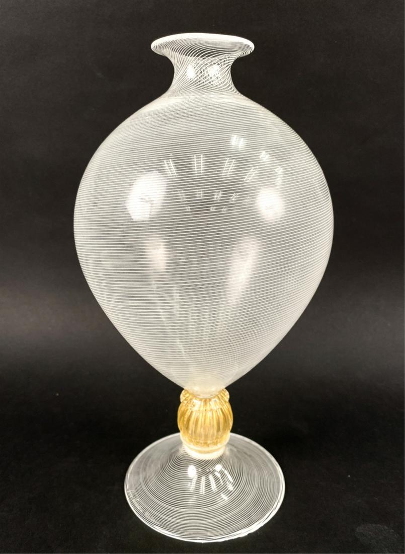 GINO CENEDESE MURANO SWIRL GLASS VASE (1 of 10)