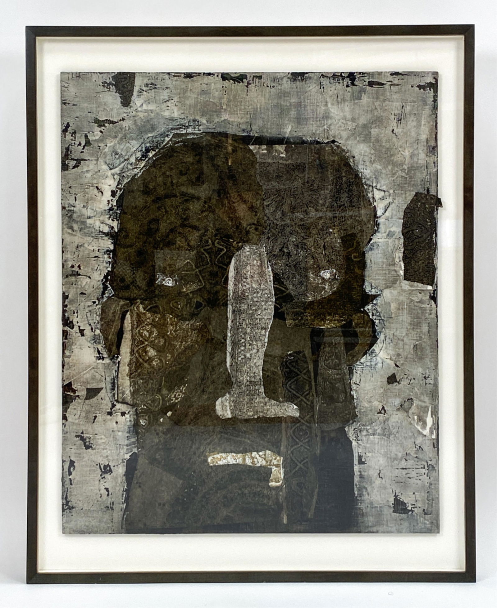 FRED OTNES JR. (1930-2015) ABSTRACT MIXED MEDIA (1 of 7)