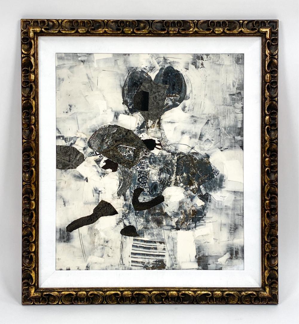 FRED OTNES JR. (1930-2015) ABSTRACT MIXED MEDIA (1 of 8)