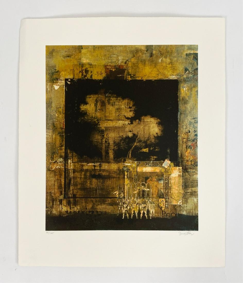 FRED OTNES JR. (1930-2015) SIGNED, NUMBERED PRINT: Signed, numbered 70/165. Publisher's blind stamp lower right. Dimensions: (Paper) H 28.25" x W 23.5" Condition: Bright colors, clean paper. Handling marks in margins. Appears to never have been framed