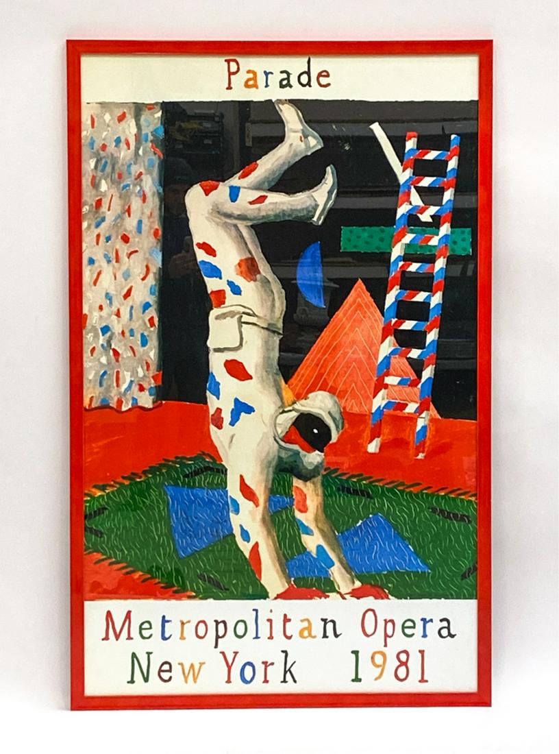 AFTER DAVID HOCKNEY "PARADE" 1981 POSTER (1 of 9)