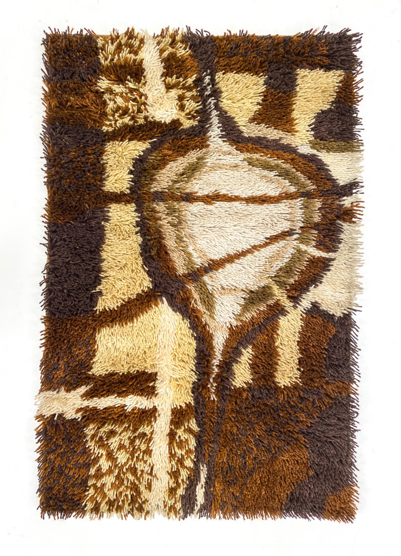 DANISH MID-CENTURY ABSTRACT RYA RUG (1 of 6)