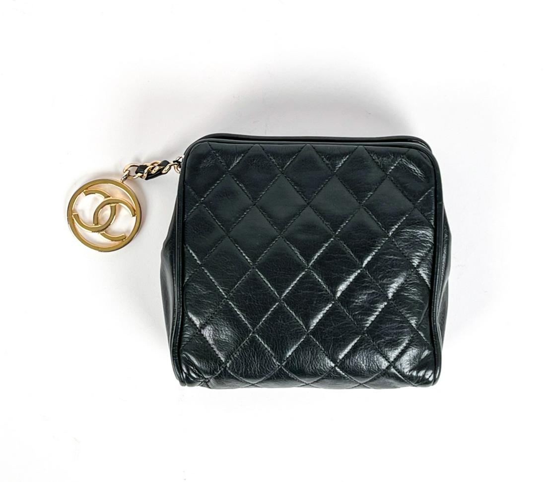 RARE C. 1990 CHANEL QUILTED LAMBSKIN BELT BAG (1 of 10)