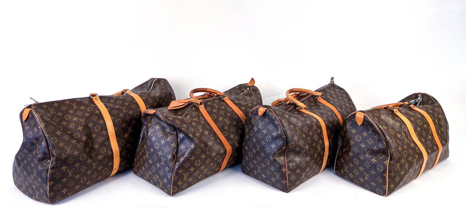 VINTAGE LOUIS VUITTON KEEPALL DUFFEL LUGGAGE SUITE (1 of 15)