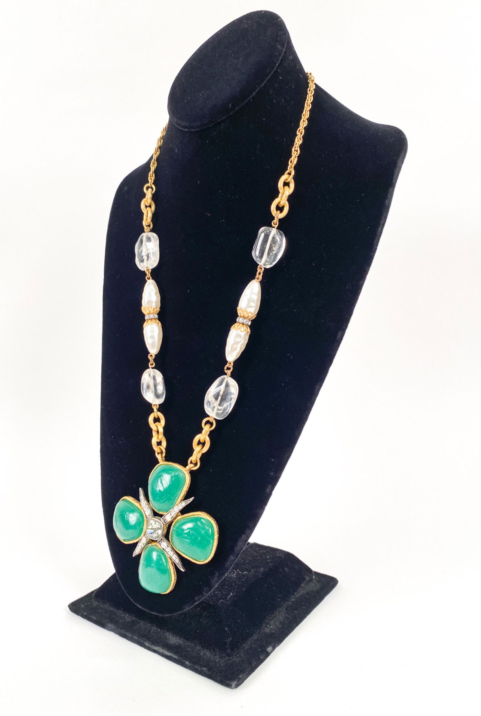 VINTAGE YOSCA COUTURE BYZANTINE STYLE NECKLACE (1 of 12)