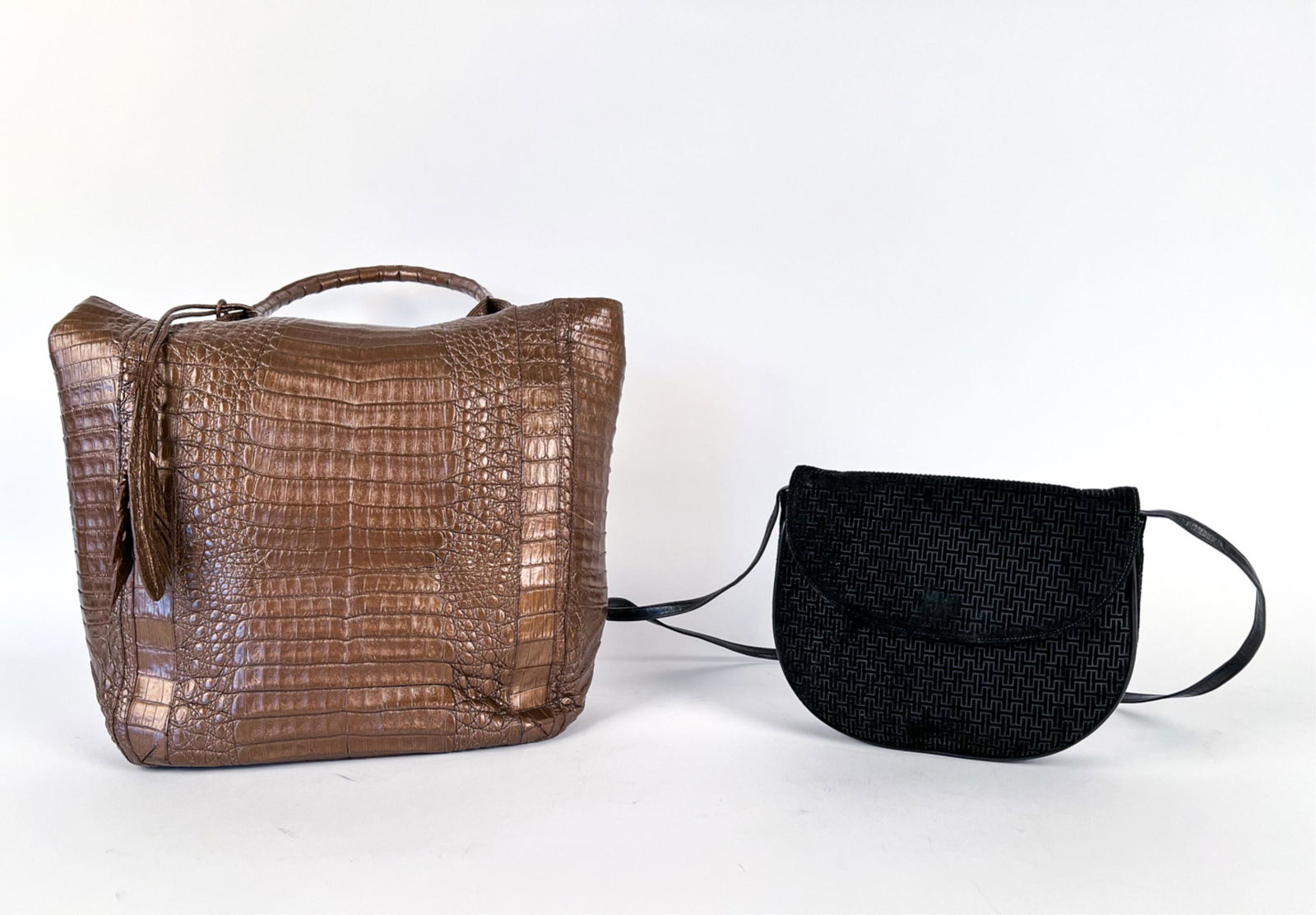 (2) DESIGNER BAGS; NANCY GONZALEZ, VINTAGE HALSTON (1 of 20)