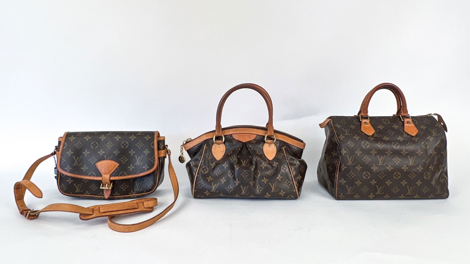 (3) VINTAGE LOUIS VUITTON MONOGRAM HANDBAGS (1 of 17)