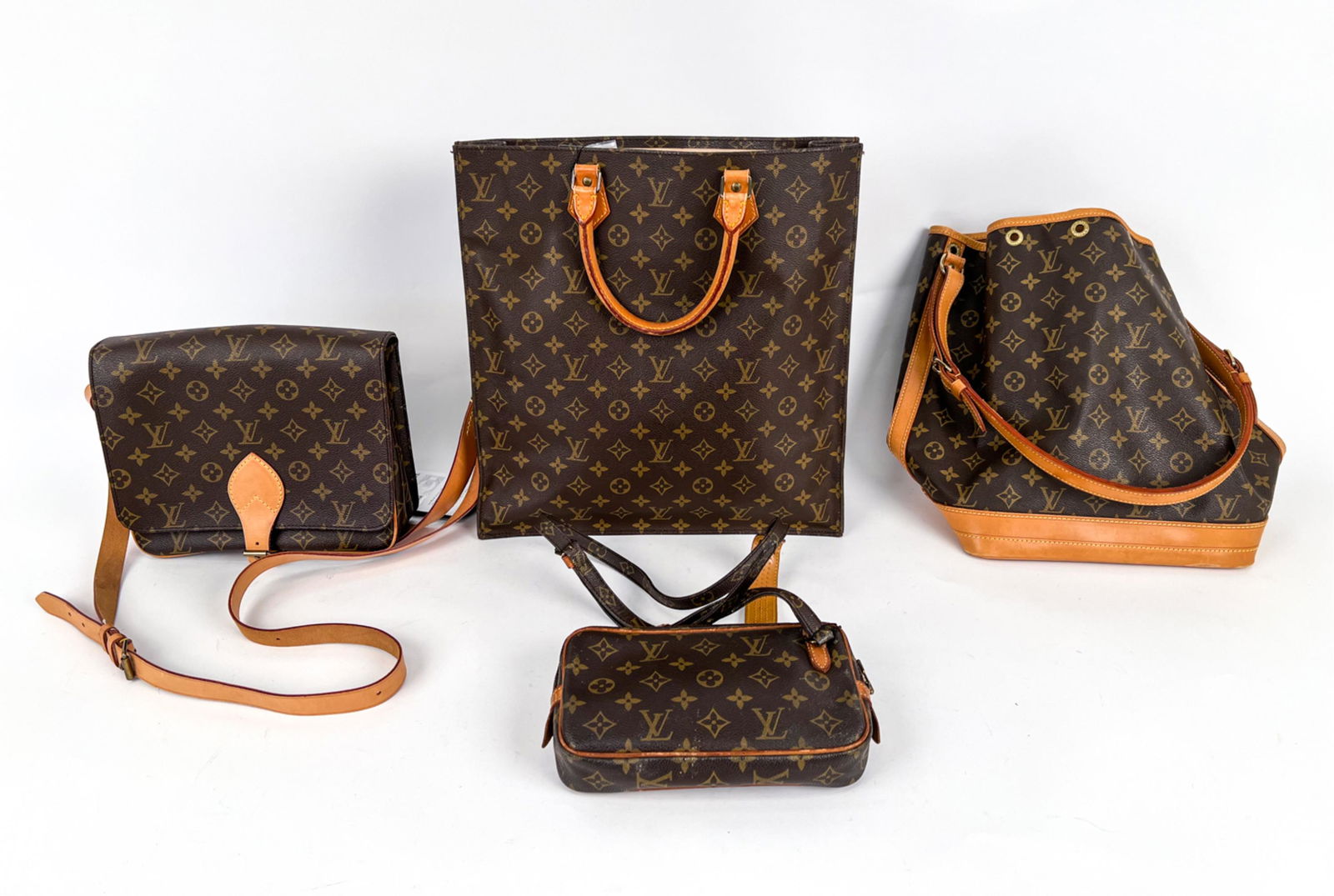 (4) LOUIS VUITTON MONOGRAM CANVAS BAGS, AS-IS (1 of 10)