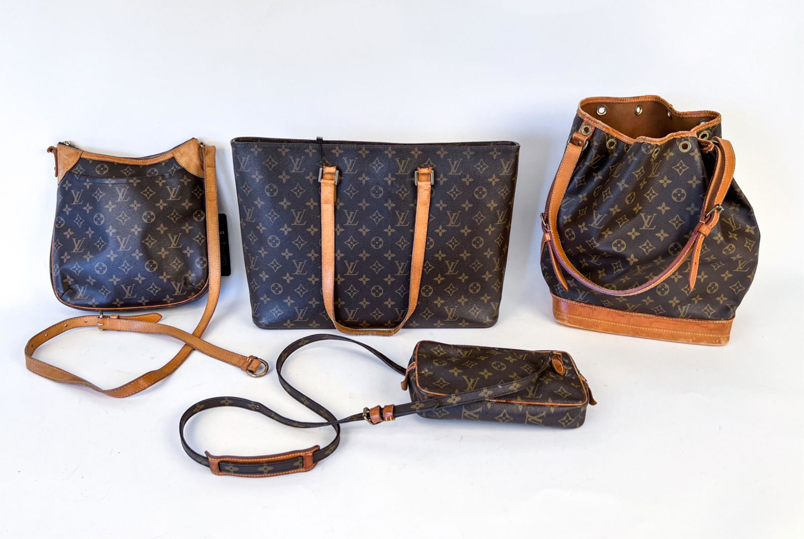 (4) LOUIS VUITTON MONOGRAM CANVAS BAGS, AS-IS (1 of 18)