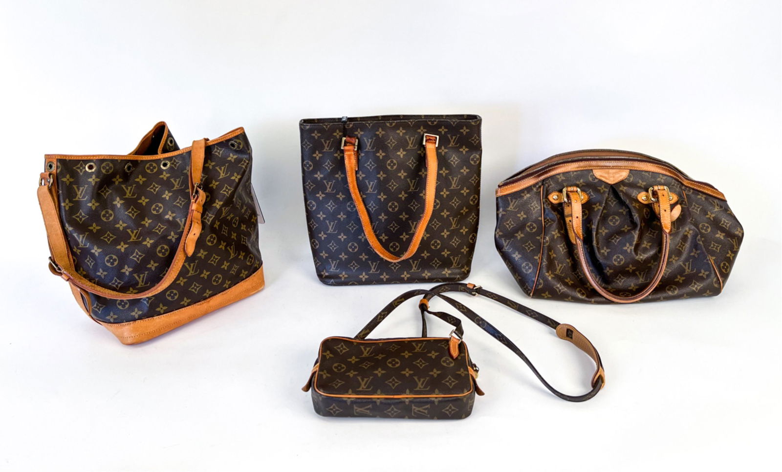 (4) LOUIS VUITTON MONOGRAM CANVAS BAGS, AS-IS (1 of 18)