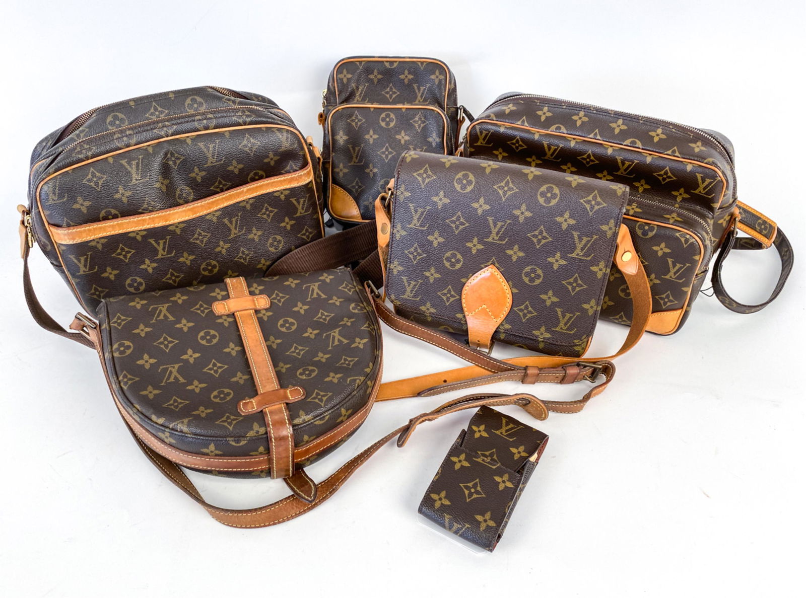 (6) LOUIS VUITTON MONOGRAM CANVAS BAGS, AS-IS (1 of 13)