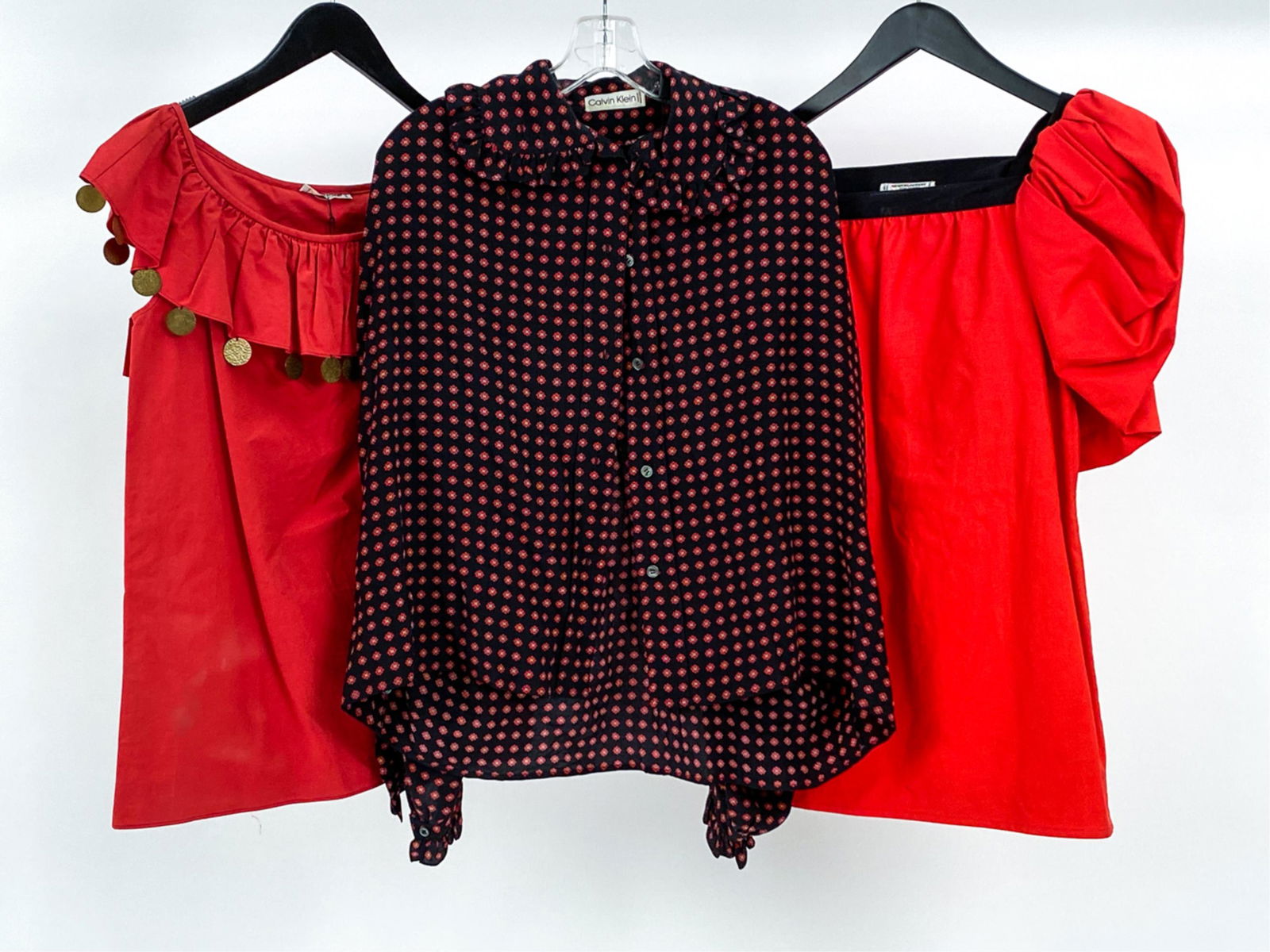 (3) VINTAGE TOPS; SAINT LAURENT & CALVIN KLEIN (1 of 7)