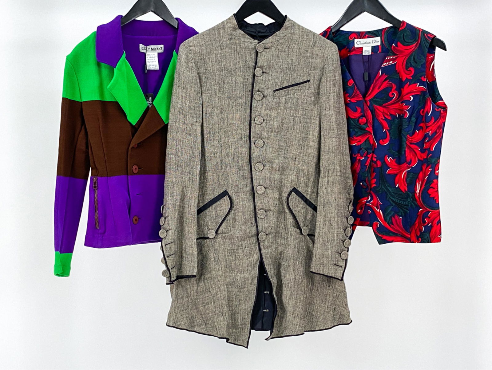 (3) VINTAGE COUTURE TOPS; MIYAKE, DIOR & GAULTIER (1 of 7)