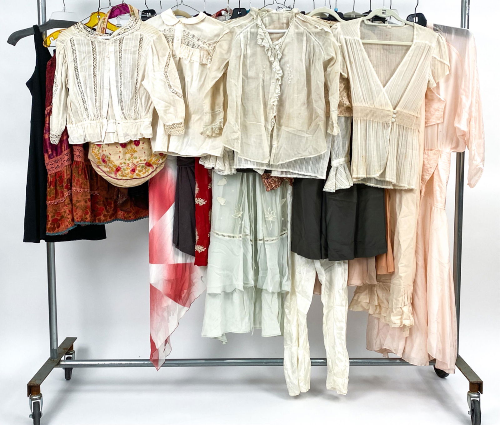 Grouping Of Antique, Vintage & Designer Clothes