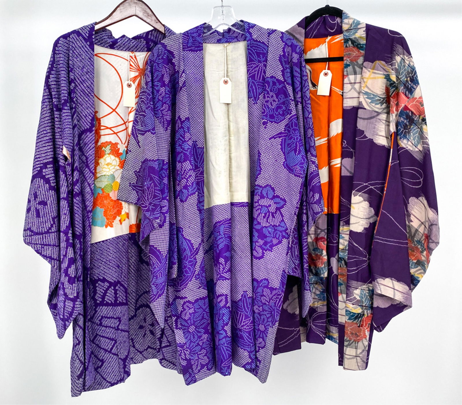 (3) VINTAGE HAORI KIMONO JACKETS (1 of 5)