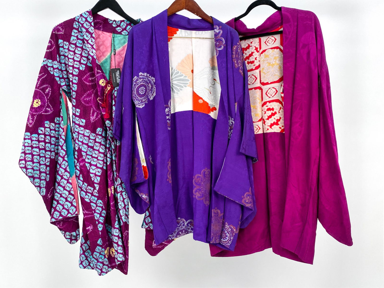 (3) VINTAGE HAORI KIMONO JACKETS (1 of 4)