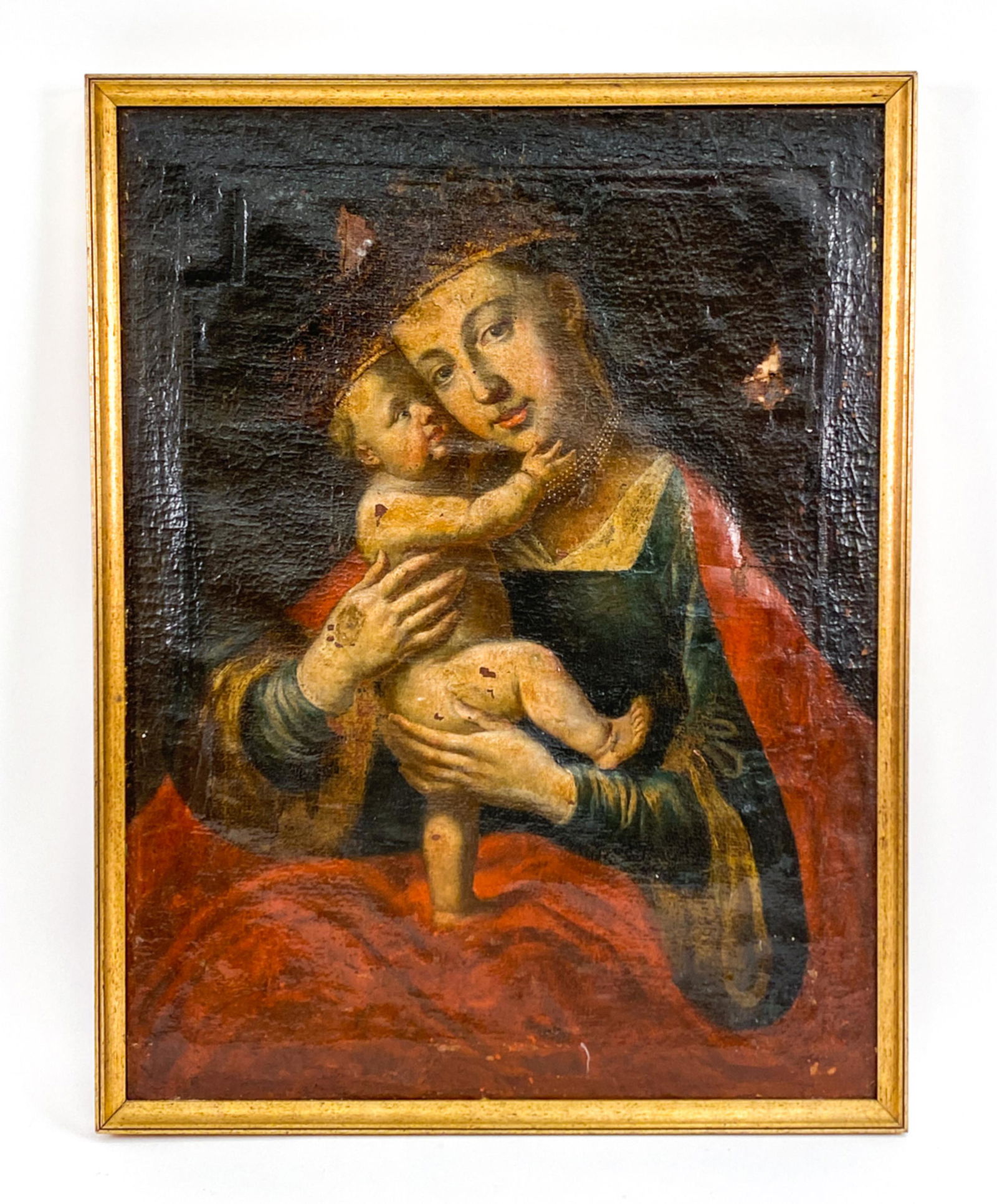 OLD MASTER MADONNA & CHILD O/C (1 of 9)