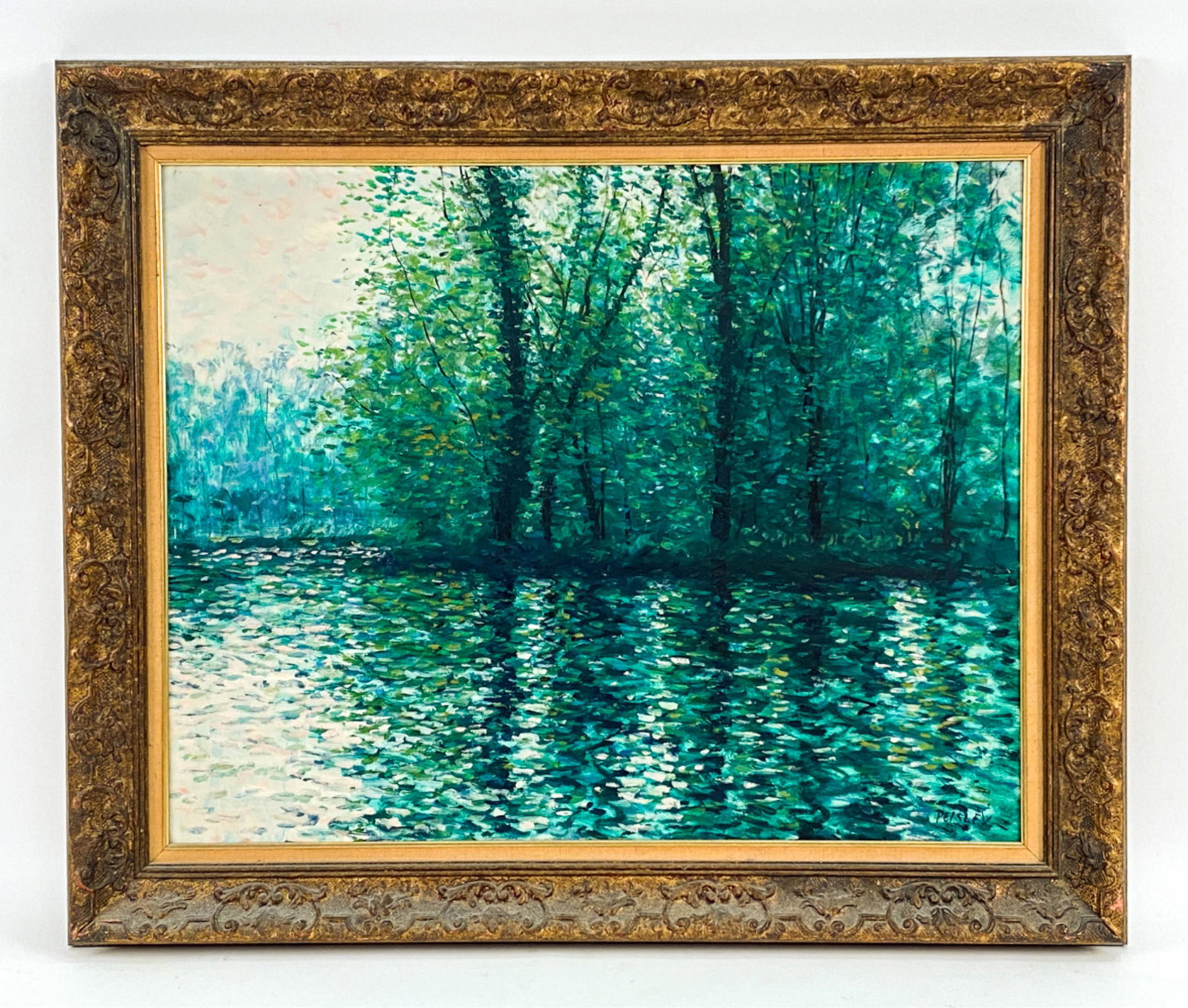 WILFRED PIESLEY IMPRESSIONIST O/M LANDSCAPE (1 of 8)