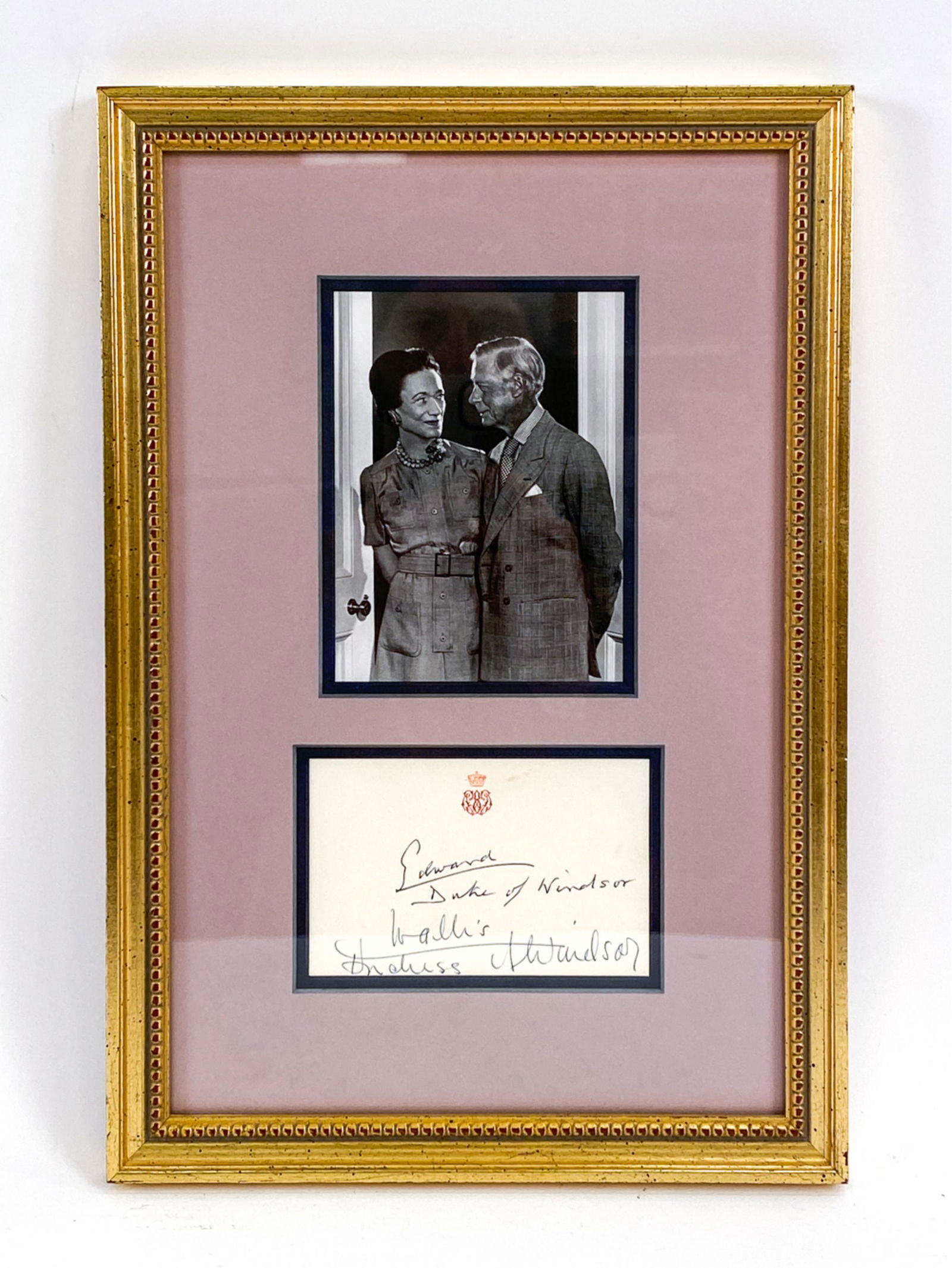 EDWARD VIII & WALLACE SIMPSON AUTOGRAPHS (1 of 5)