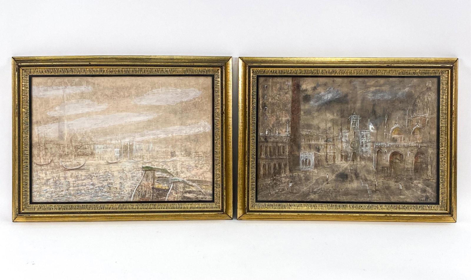 (2) GIORGIO VALENZIN, ITALIAN (1901-1978) VENICE (1 of 9)