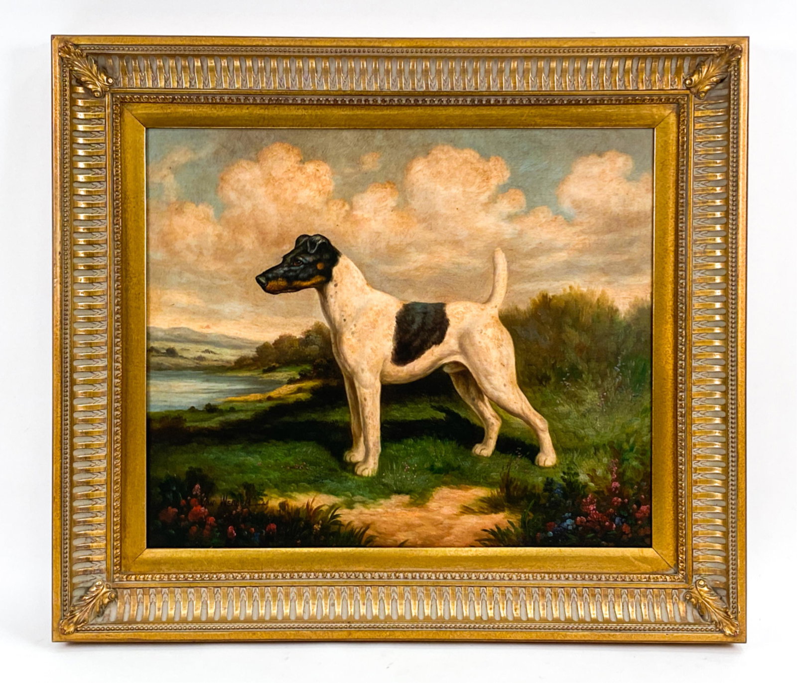 CONTEMPORARY O/C OF DOG (1 of 7)