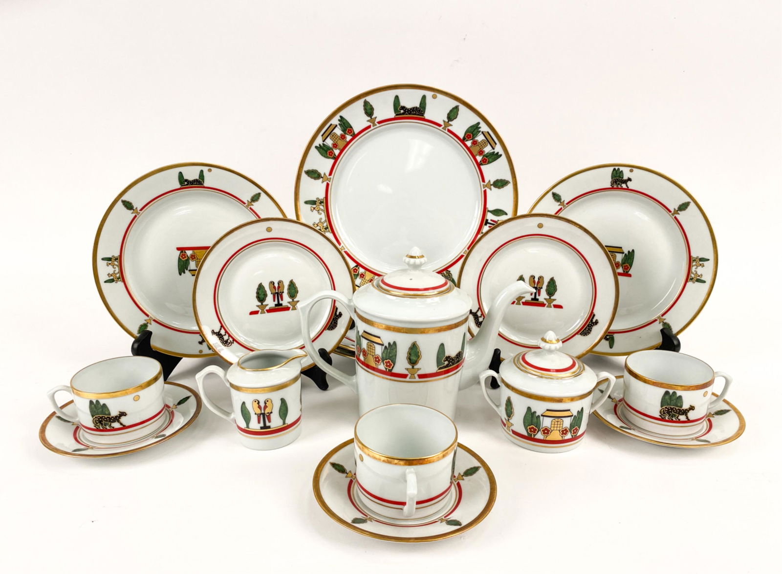Set Of Nine La Maison De Louis Cartier Pieces