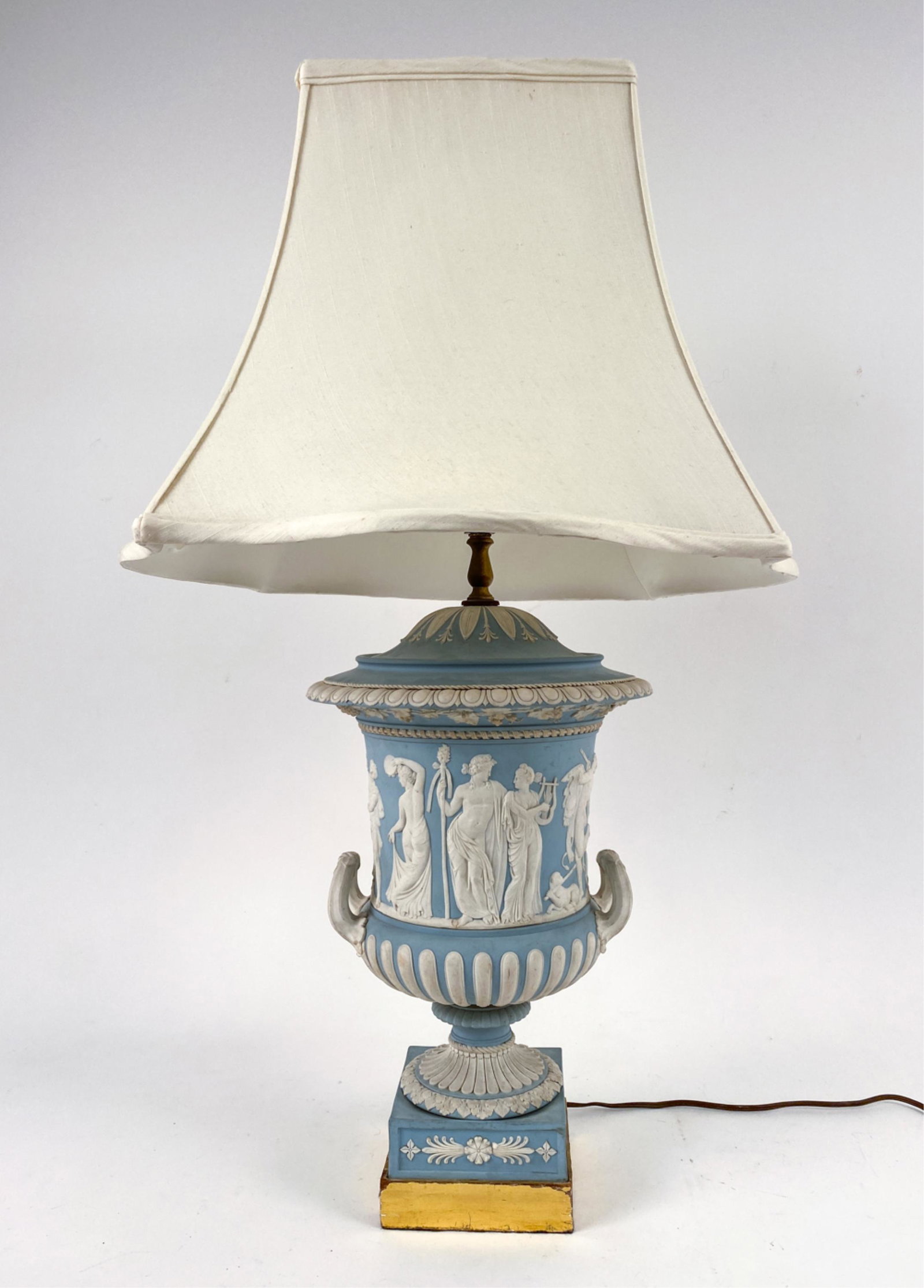 WEDGWOOD URN AS LAMP (1 of 15)