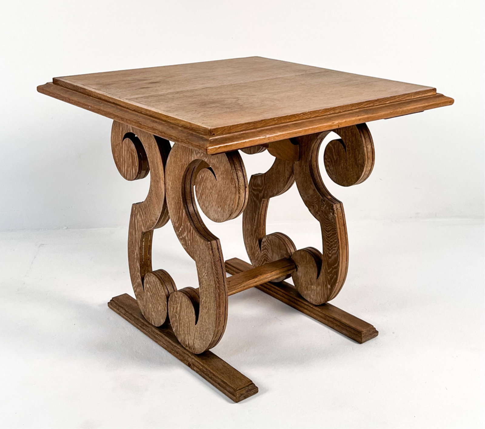 CONTEMPORARY CERUSED OAK GAMES TABLE (1 of 12)