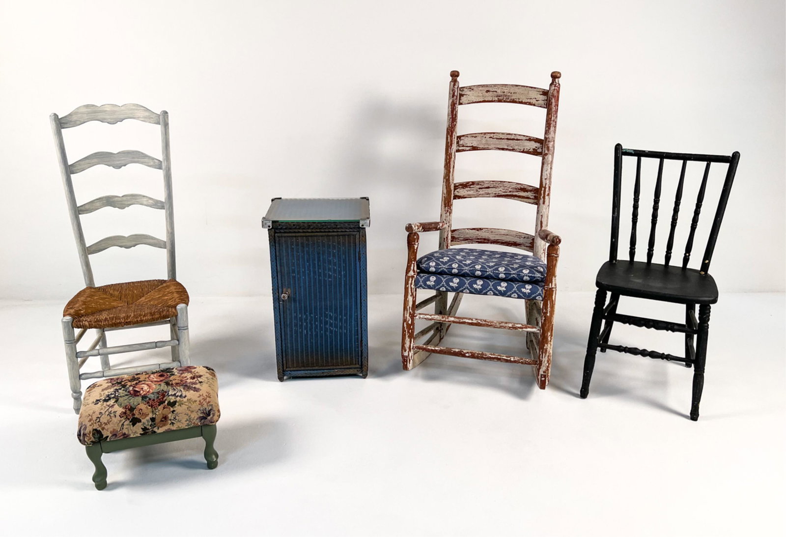 GROUPING OF RUSTIC FURNITURE (1 of 14)