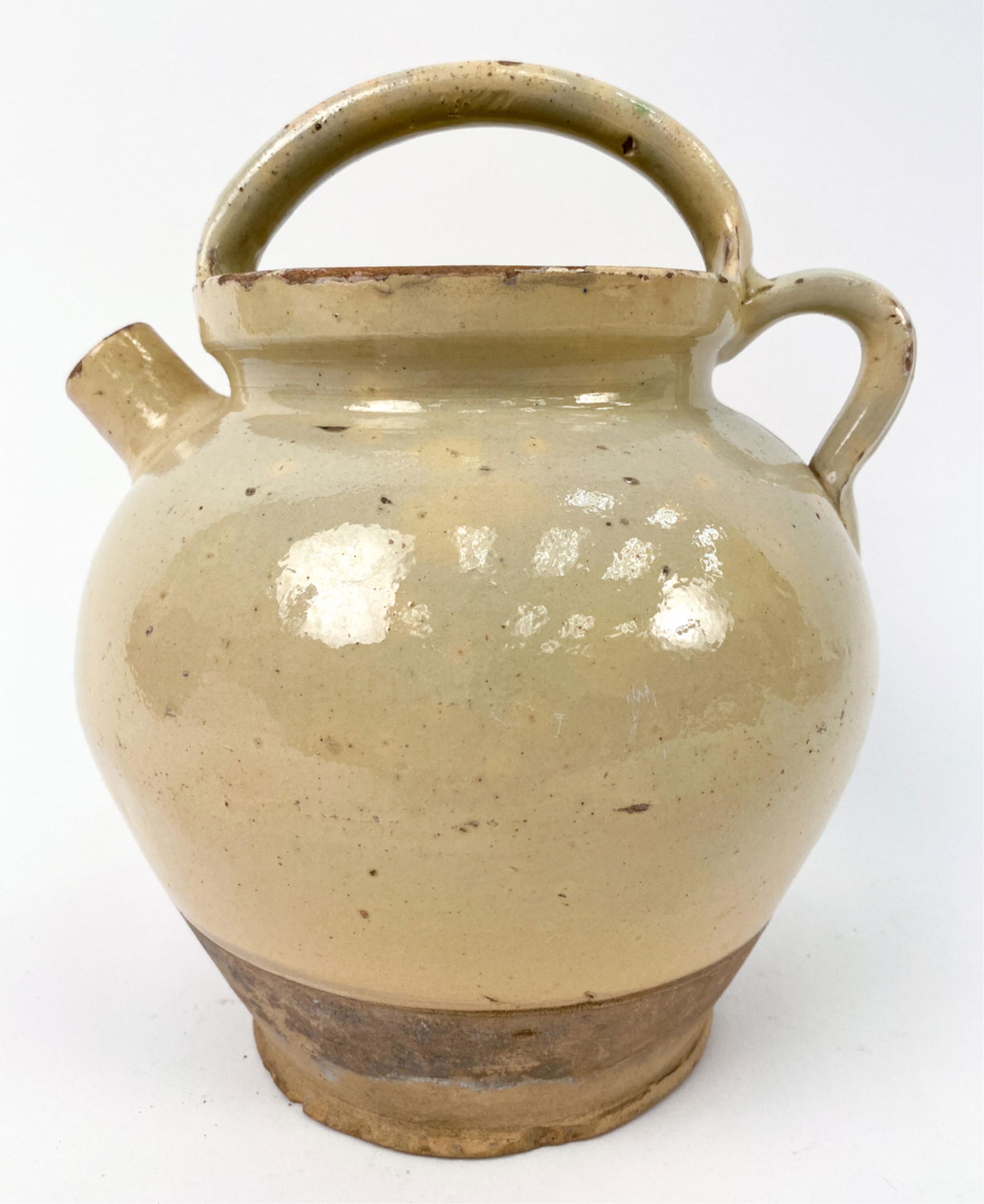 FRENCH ANTIQUE EARLY 19TH C. PITCHER CRUCHE (1 of 14)