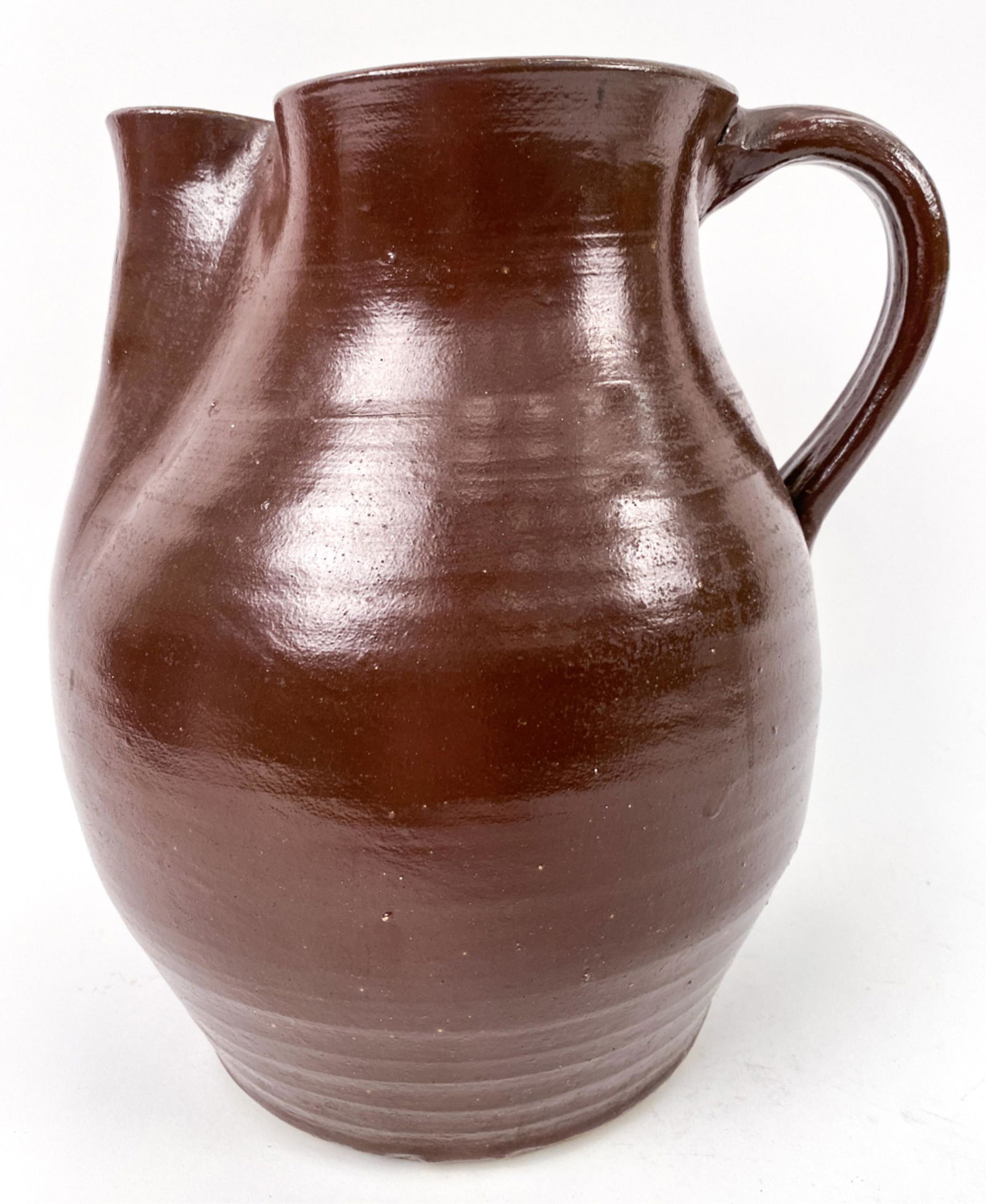 1900'S AMERICAN ANTIQUE REDWARE PITCHER (1 of 13)
