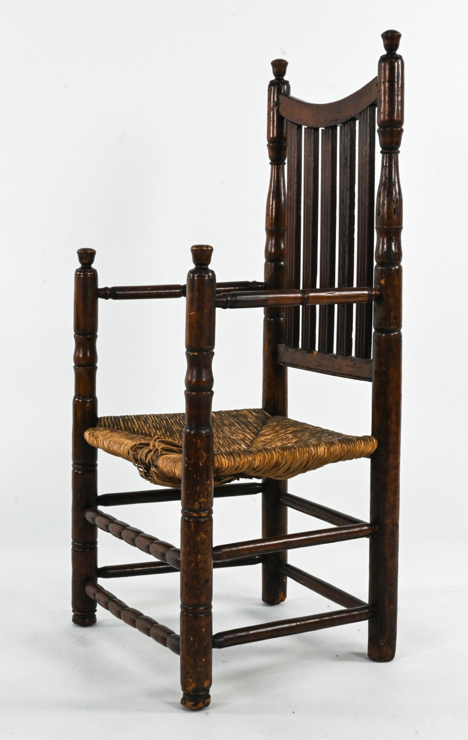 EARLY 18TH C. BANNISTER-BACK GREAT CHAIR (1 of 17)