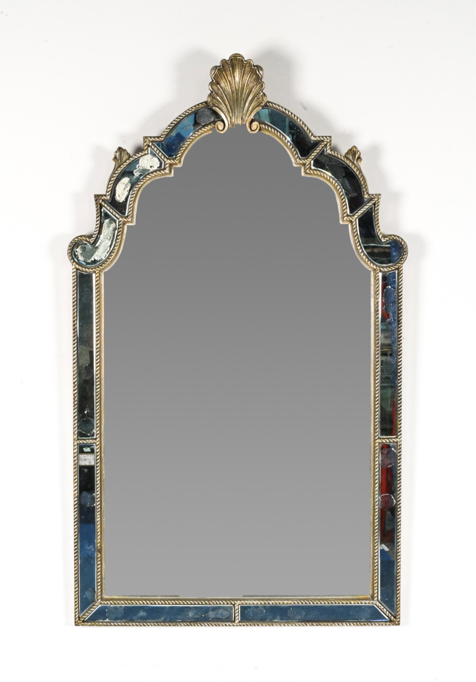 HOLLYWOOD REGENCY VENETIAN-STYLE WALL MIRROR (1 of 18)