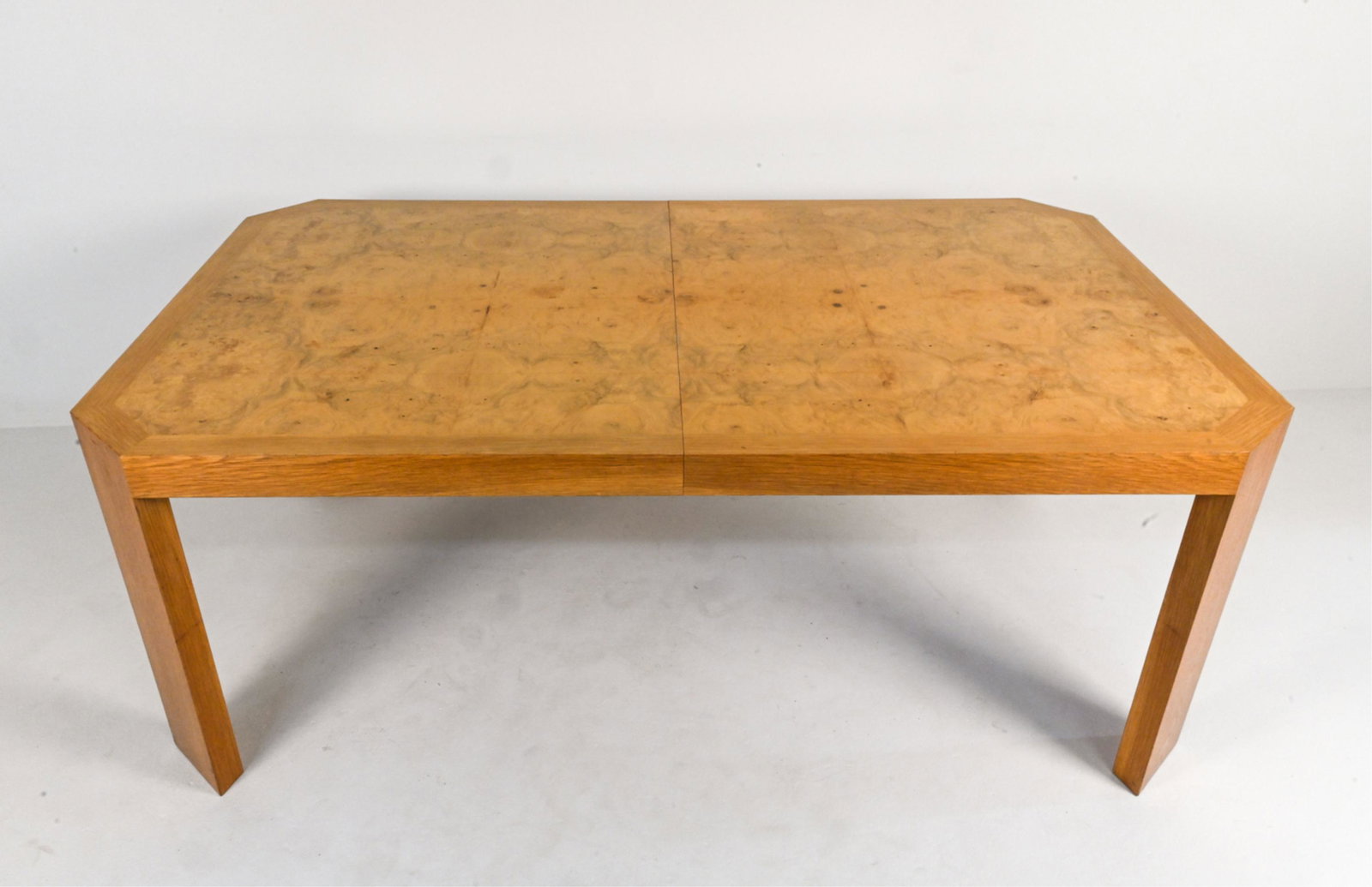 VLADIMIR KAGAN DESIGN BURL EXTENSION DINING TABLE (1 of 17)