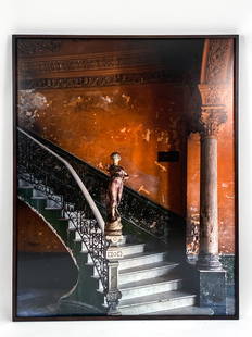 ANDREW MOORE CHROMOGENIC PRINT: La Guerida II, Havana, Cuba 1999. Signed, titled, dated and editioned on verso. Edition 1/3. Purchased: $10,000 from Yancey Richardson Gallery in 2010. Dimensions: (Frame) H 60.5" x W 47.25" Condition